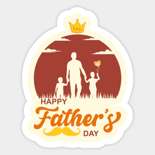 Fatherhood's Enduring Love: Honoring Dads Sticker